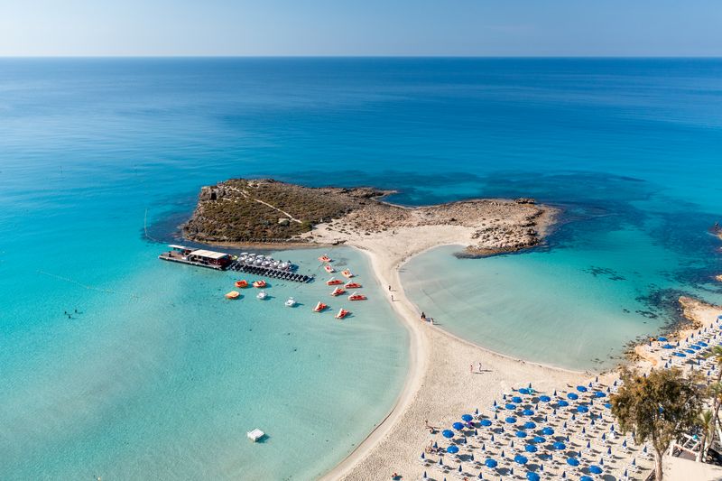 Nissi Beach na Južnom Cypre