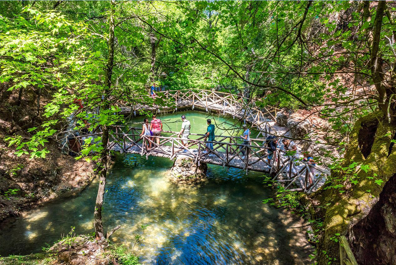 Údolie motýľov na ostrove Rodos