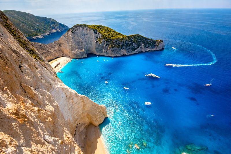 Pláž Navagio – Zakynthos, Grécko