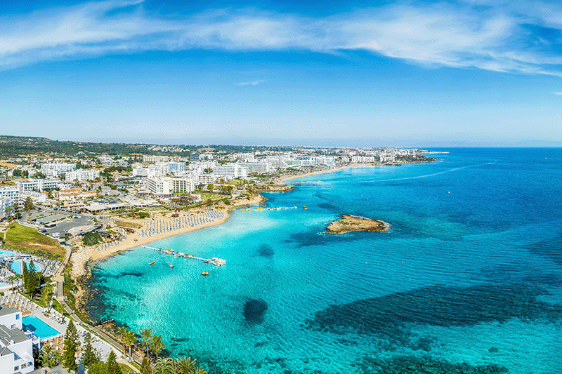 Pláž Fig Tree Bay, Južný Cyprus