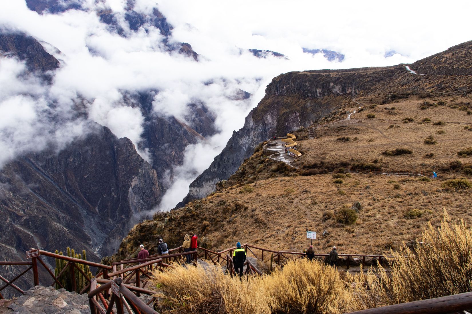 Colca canyon v regióne Arequipa v Peru
